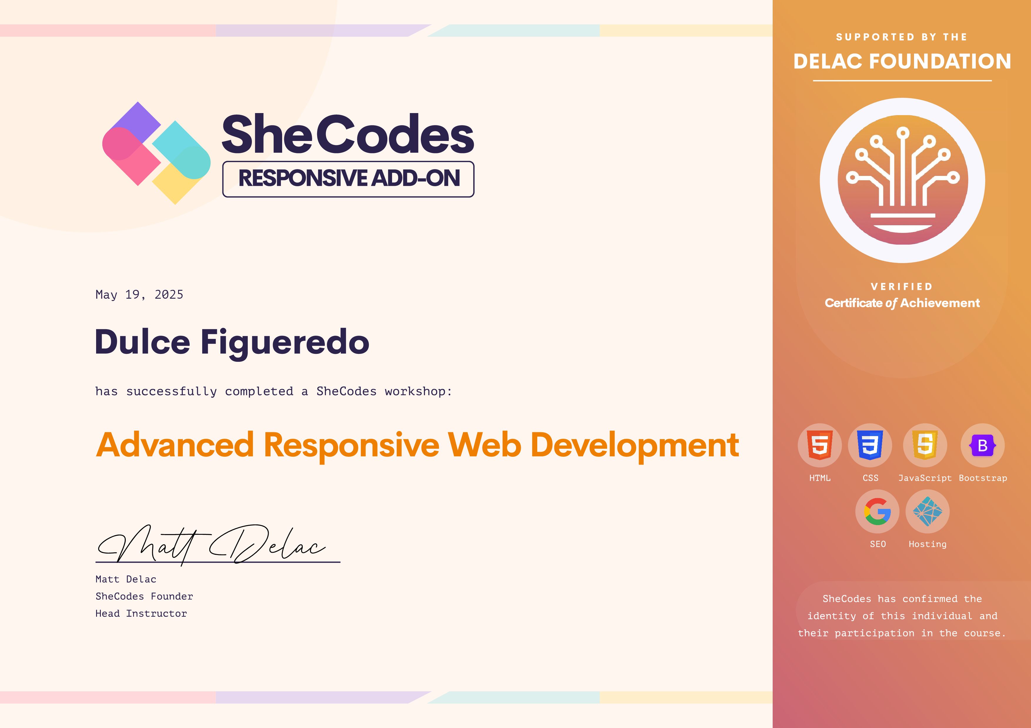 SheCodes Responsive ADD-ON